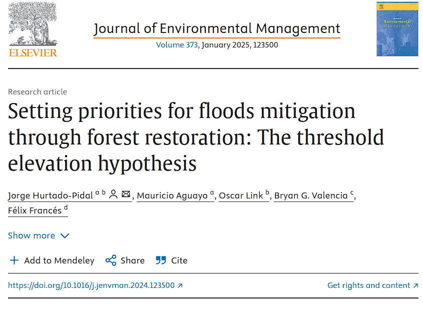 Journal of Environmental Management.