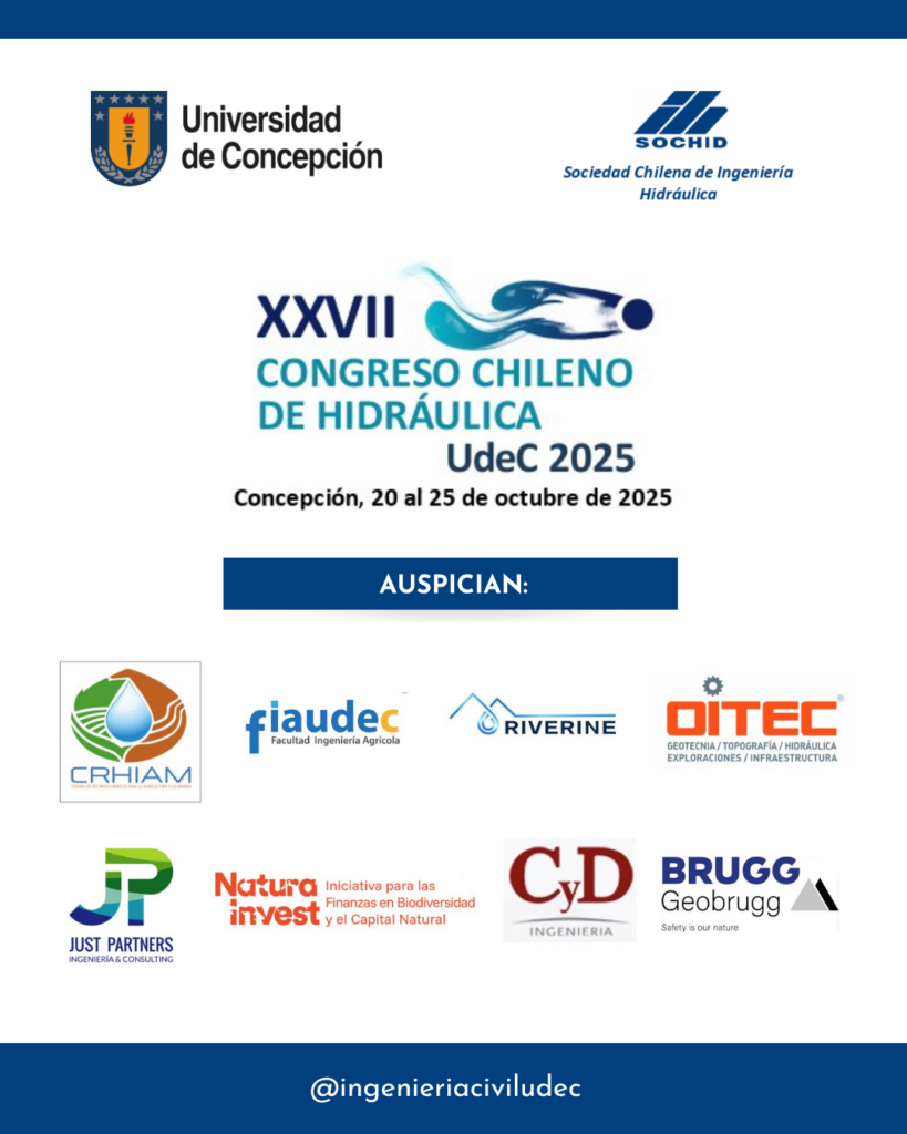 Congreso Chileno de Ingeniería Hidráulica en la Universidad de Concepción